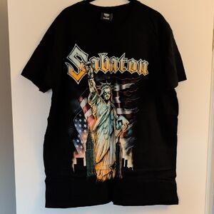 Sabaton North America Tour Tshirt Black
